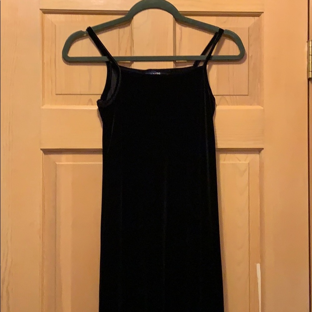 Girls Black Velvet Dress, LimitedToo!
